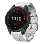 For Garmin Fenix 7S Solar / White