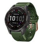 For Garmin Fenix 7S Sapphire Solar / Army Green