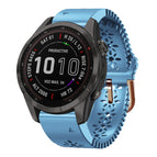For Garmin Fenix 7S Sapphire Solar / Blue