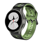For Samsung Galaxy Watch 4 40mm / Black+Green