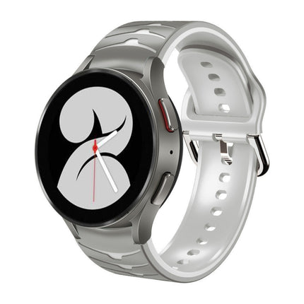 Curved Texture Silicone Watch Band, For Samsung Galaxy Watch 4 40mm