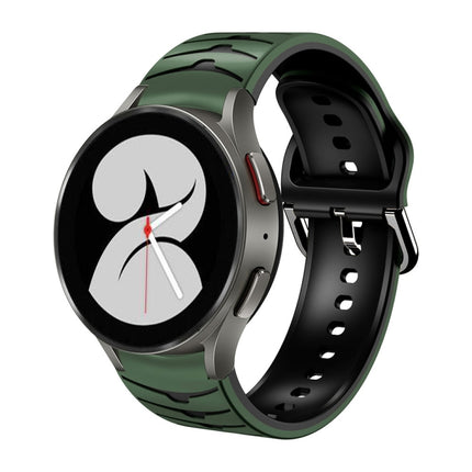 Curved Texture Silicone Watch Band, For Samsung Galaxy Watch 4 40mm