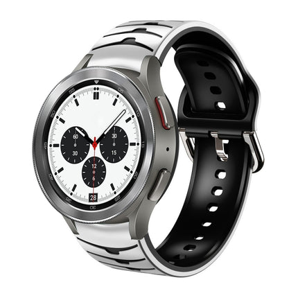 Curved Texture Silicone Watch Band, For Samsung  Galaxy Watch 4 Classic 42mm
