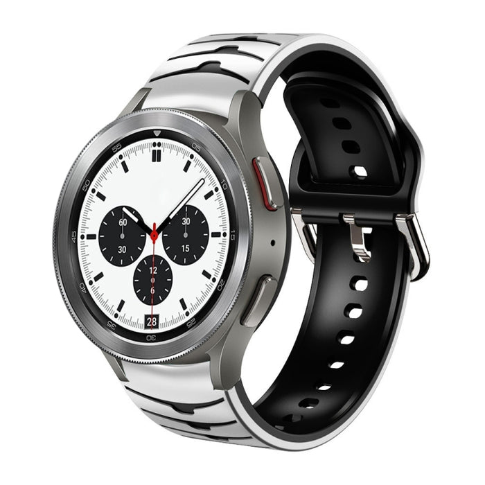 Curved Texture Silicone Watch Band, For Samsung  Galaxy Watch 4 Classic 42mm