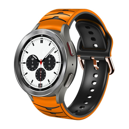 Curved Texture Silicone Watch Band, For Samsung  Galaxy Watch 4 Classic 42mm