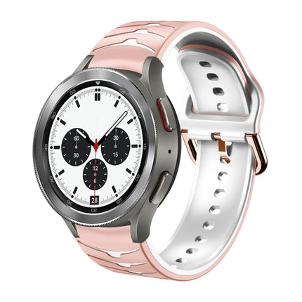 Curved Texture Silicone Watch Band, For Samsung  Galaxy Watch 4 Classic 42mm