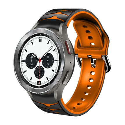 Curved Texture Silicone Watch Band, For Samsung  Galaxy Watch 4 Classic 42mm