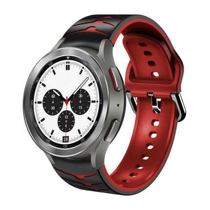 Curved Texture Silicone Watch Band, For Samsung  Galaxy Watch 4 Classic 42mm