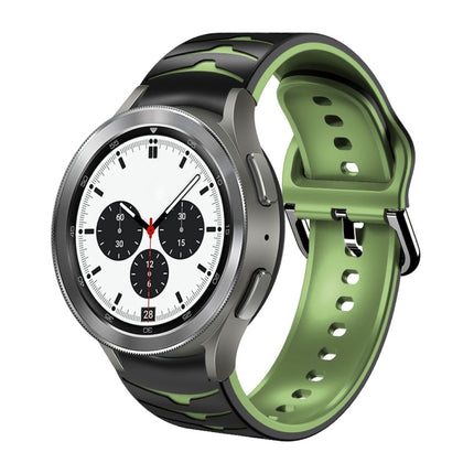 Curved Texture Silicone Watch Band, For Samsung  Galaxy Watch 4 Classic 42mm
