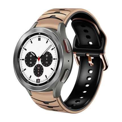 Curved Texture Silicone Watch Band, For Samsung  Galaxy Watch 4 Classic 42mm