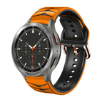 For Samsung  Galaxy Watch 4 Classic 46mm / Orange+Black