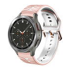 For Samsung  Galaxy Watch 4 Classic 46mm / Pink+White