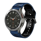 For Samsung  Galaxy Watch 4 Classic 46mm / Dark Blue + Black