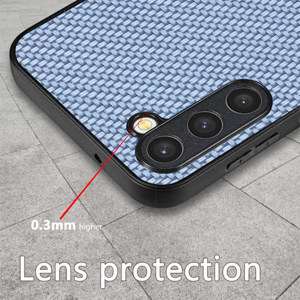 Carbon Fiber Texture Leather Back Cover Phone Case, For Samsung Galaxy S23 5G, For Samsung Galaxy S23+ 5G, For Samsung Galaxy S23 Ultra 5G