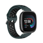 For Fitbit Versa 4 / Olive Green + Black