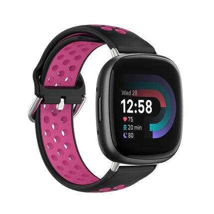 Two-Color Perforated Breathable Silicone Watch Band, For Fitbit Versa 4