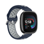 For Fitbit Versa 4 / Dark Blue+Grey
