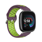 For Fitbit Versa 4 / Purple+Lime