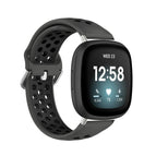 For Fitbit Versa 3 / Black+Black