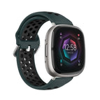 For Fitbit Sense 2 / Olive Green + Black