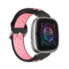 For Fitbit Sense / Black+Pink