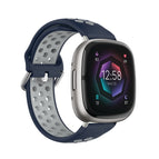 For Fitbit Sense / Dark Blue+Grey