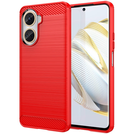 For Huawei Nova 10 SE 4G Brushed Texture Carbon Fiber TPU Phone Case, For Huawei Nova 10 SE 4G