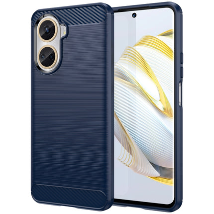 For Huawei Nova 10 SE 4G Brushed Texture Carbon Fiber TPU Phone Case, For Huawei Nova 10 SE 4G