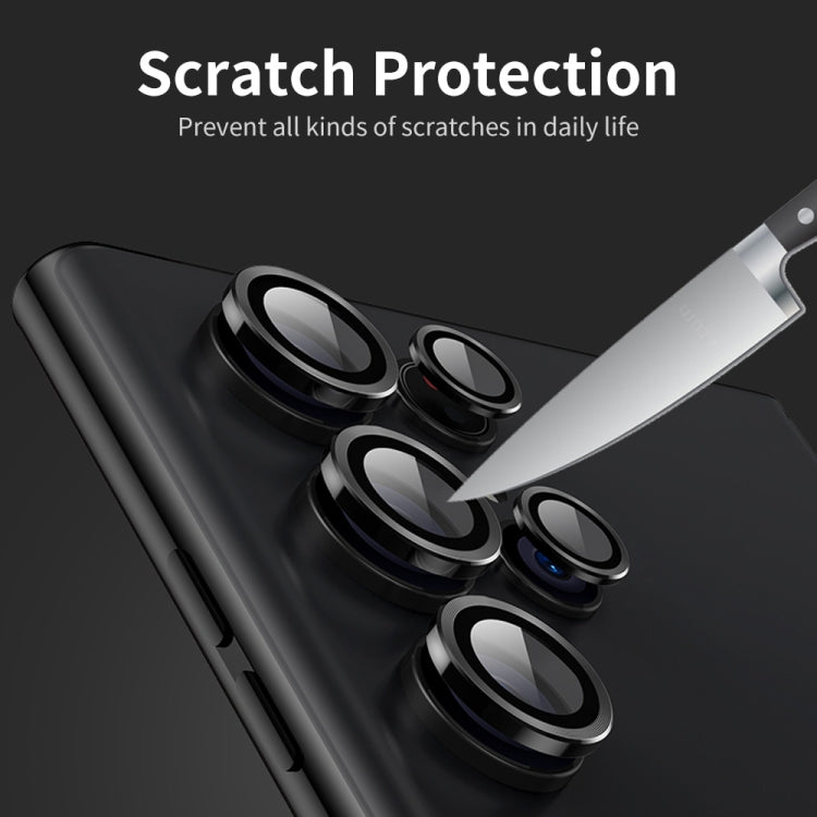 For Samsung Galaxy S23 Ultra 5G ENKAY Rear Lens Aluminium Alloy Tempered Glass Film, For Samsung Galaxy S23 Ultra 5G, For Samsung Galaxy S23 Ultra 5G(Red), For Samsung Galaxy S23 Ultra 5G(Green)