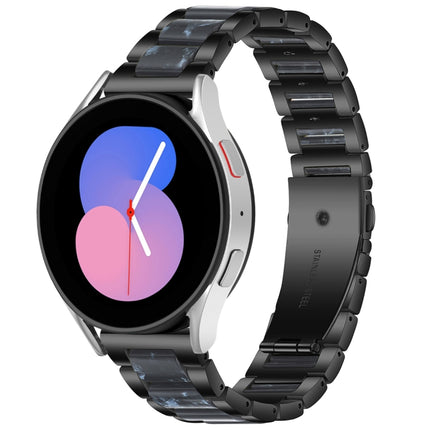 Interbead Resin Metal Watch Band, For Galaxy Watch 5 40 / 44mm