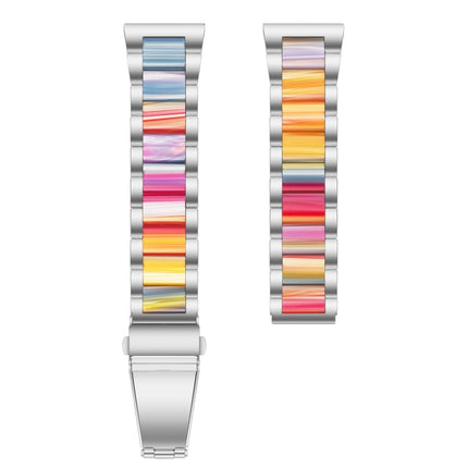 Interbead Resin Metal Watch Band, For Galaxy Watch 5 Pro 45mm