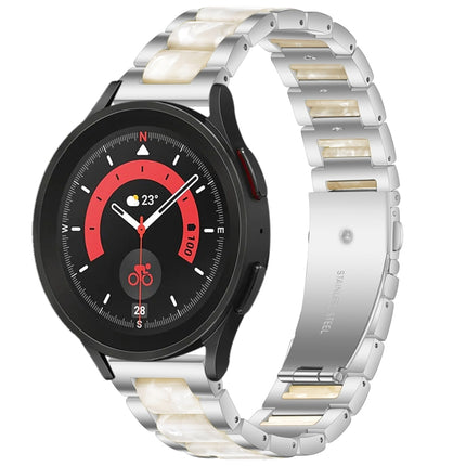 Interbead Resin Metal Watch Band, For Galaxy Watch 5 Pro 45mm