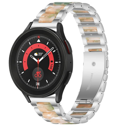 Interbead Resin Metal Watch Band, For Galaxy Watch 5 Pro 45mm