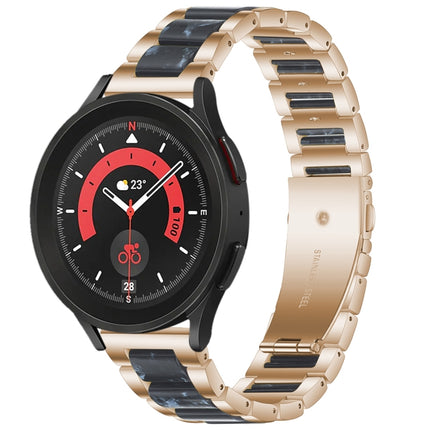 Interbead Resin Metal Watch Band, For Galaxy Watch 5 Pro 45mm