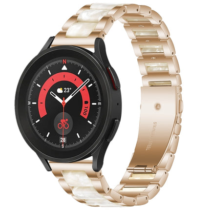 Interbead Resin Metal Watch Band, For Galaxy Watch 5 Pro 45mm