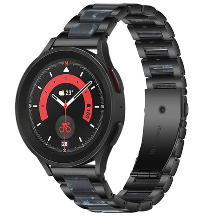 Interbead Resin Metal Watch Band, For Galaxy Watch 5 Pro 45mm