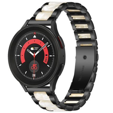 Interbead Resin Metal Watch Band, For Galaxy Watch 5 Pro 45mm
