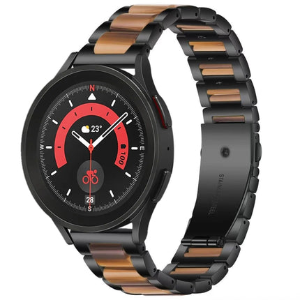 Interbead Resin Metal Watch Band, For Galaxy Watch 5 Pro 45mm