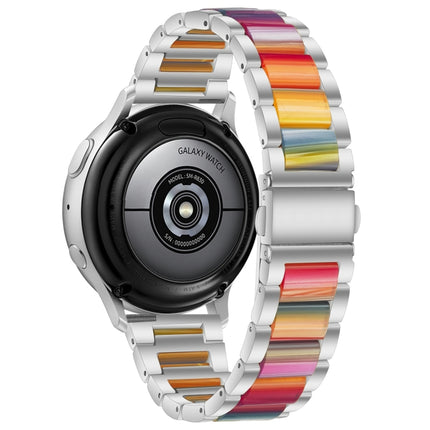 Interbead Resin Metal Watch Band, For Galaxy Watch 4 40 / 44mm
