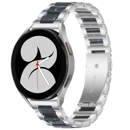 Interbead Resin Metal Watch Band, For Galaxy Watch 4 40 / 44mm