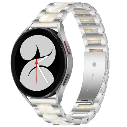 Interbead Resin Metal Watch Band, For Galaxy Watch 4 40 / 44mm