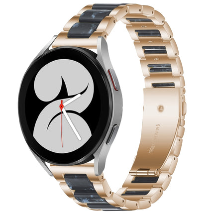 Interbead Resin Metal Watch Band, For Galaxy Watch 4 40 / 44mm