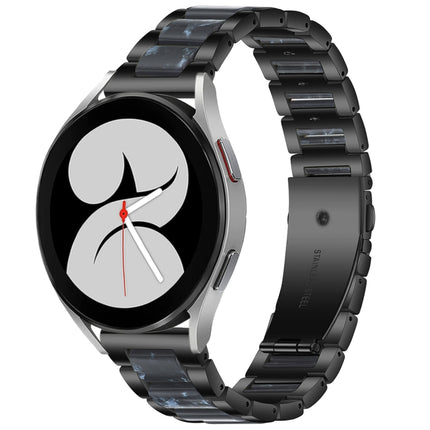 Interbead Resin Metal Watch Band, For Galaxy Watch 4 40 / 44mm