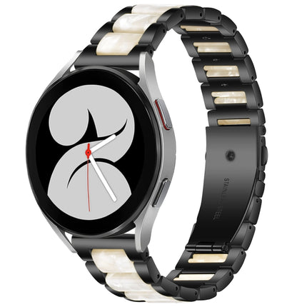 Interbead Resin Metal Watch Band, For Galaxy Watch 4 40 / 44mm