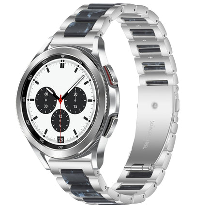 Interbead Resin Metal Watch Band, For Galaxy Watch 4 Classic 42 / 46mm