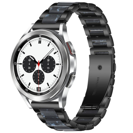 Interbead Resin Metal Watch Band, For Galaxy Watch 4 Classic 42 / 46mm