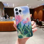 For iPhone 14 Pro Max / Pink Tulips5