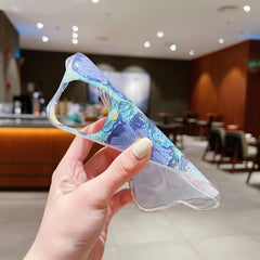 Gold Foil Oil Painting Epoxy TPU Phone Case, For iPhone 13 Pro Max, For iPhone 13 Pro, For iPhone 13, For iPhone 13 mini