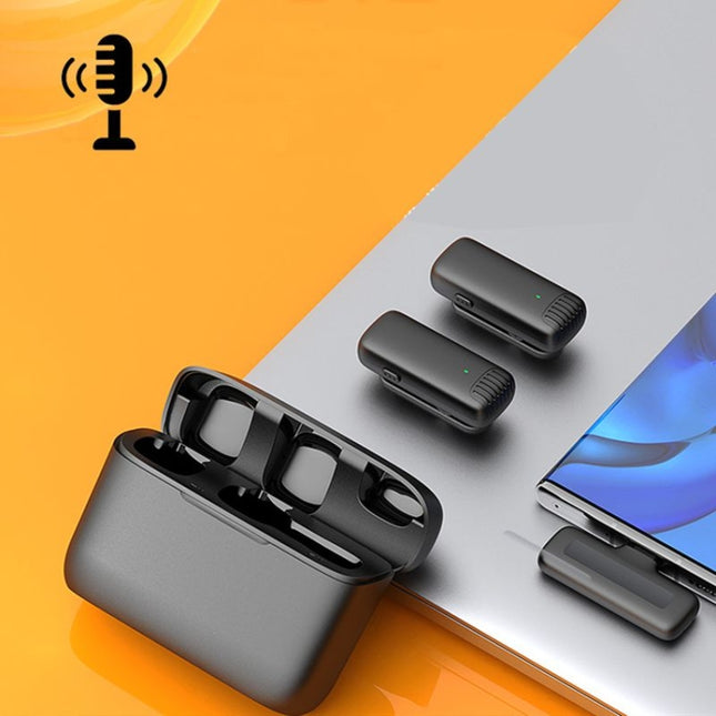 2er-Pack drahtlose Lavaliermikrofone mit Ladekoffer, DS-MKFJ63IP