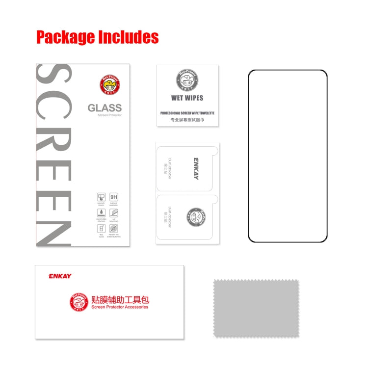 For Samsung Galaxy S23 5G ENKAY Full Glue 0.2mm Tempered Glass Full Film, Support Fingerprint Unlock, For Samsung Galaxy S23 5G(1pcs), For Samsung Galaxy S23 5G(2pcs), For Samsung Galaxy S23 5G(5pcs), For Samsung Galaxy S23 5G(10pcs)